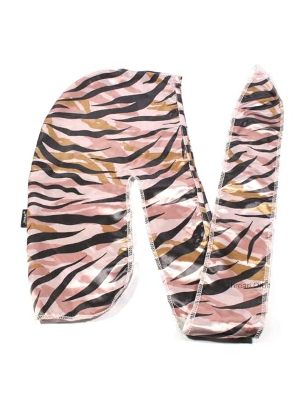 Satin Scarf Hair Wrap Safari Print Lightweight Secure Fit Frizz Prevention